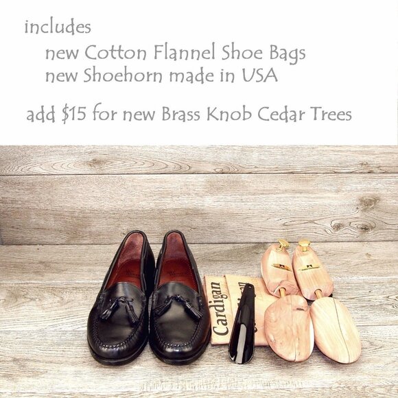 Allen Edmonds NAPLES Loafer 10.5 D Black * add $15 new Cedar Trees main image 11
